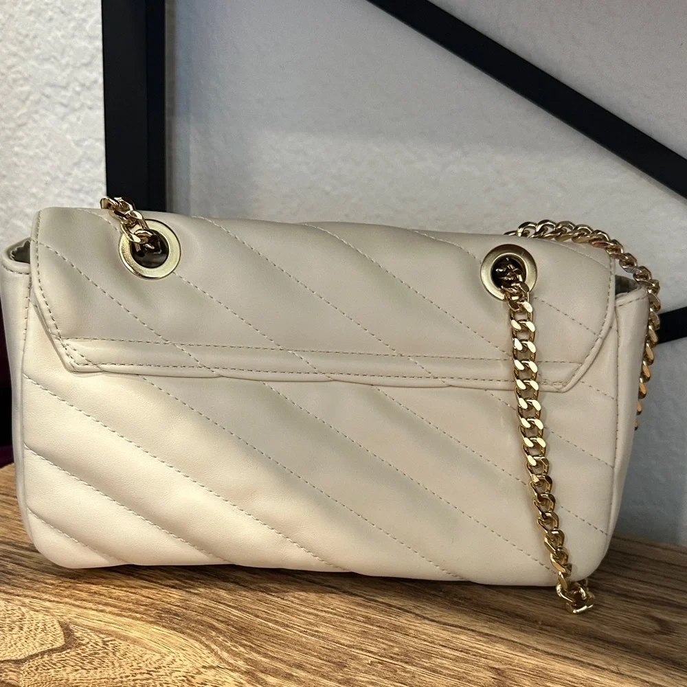 NWT - The Drop Women's Koko Chain Strap Flap Bag One Size, Bone - Picture 12 of 15